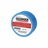 Sim Supply Masking Tape,1/4 W,60 yd L,Blue,PK144 TC602-Light Blue