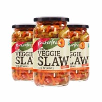 Pickerfresh 399943 16 oz Veggie Olives Slaw Pickles - Pack of 6