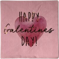 West Coast Novelty Corp. Galentine's Day Heart Paper Napkins - Pink Perspective: Main