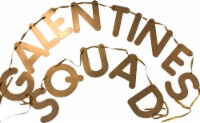 West Coast Novelty Corp. Galentine's Day Galentine's Squad Banner - Gold Perspective: Main