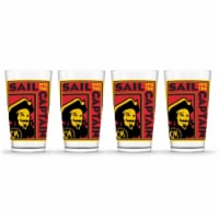 Captain Morgan 888568622656 Poster Pint Glass - Pack of 4