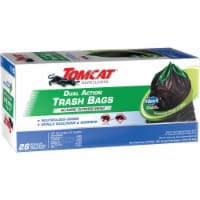 Tomcat 30 Gal. Dual Action Black Trash Bag (26-Count) 0492826