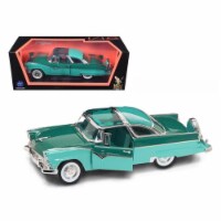 Road Signature 92138gr 1955 Ford Fairlane Crown Victoria Green 1-18 Diecast Car