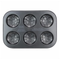 Avon 10 in. Metal Snowflake Baking Pan - Gray