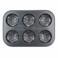 Avon 10 in. Metal Snowflake Baking Pan - Gray