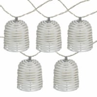 Avon 33537598 10 in. LED White Lantern Mini Christmas Light