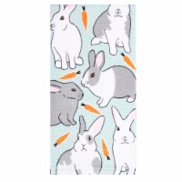 Holiday Home Bunny Carrot Kitchen Towel - 1 Count