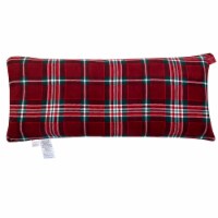 Holiday Home Microplush Body Pillow - Red Plaid Perspective: Main
