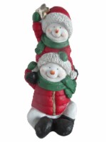 Holiday Home® Christmas LED Luminary Stacked Snowman Holiday Decor Perspective: Main