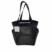Everyday Living Mesh Shower Caddy - Black Perspective: Main