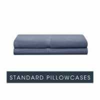 Modavari 500 Thread Count Egyptian Cotton Standard Pillow Case - Blue Perspective: Main