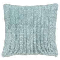 HD Designs Ribbed Faux Fur Decorative Pillow - Blue Perspective: Main