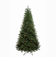 Holiday Home 7.5' Chelsea Fir Tree Christmas Decor - Clear Light Perspective: Main
