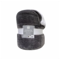 HD Designs Oversized Throw Blanket - Embossed Gray Perspective: Main
