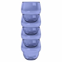 HD Designs Outdoors Bubble Stacking Stemless Drinking Cups - Blue Perspective: Main