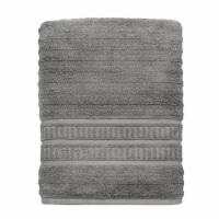 HD Designs Signature Texture Bath Towel - Excalibur Gray Perspective: Main