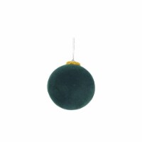 Holiday Home Flocked Christmas Christmas Ornament Holiday Decor- Blue Perspective: Main
