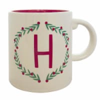 Holiday Home Monogram Mug - Red Interior