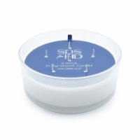 Sewing Down South for HD Designs 6 Wick Glass Candle Casmere Mist - White Perspective: Main