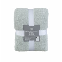 HD Designs® Heathered Cozy Knit Blanket - Gray Perspective: Main