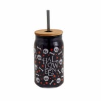 Holiday Home Halloween Decal Tumbler - Black Perspective: Main