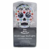 Holiday Home Halloween Day of the Dead LED Metal Lights - Dia de Los Muertos Perspective: Main