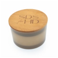 SDS for HD Designs 3 Wood Wick Candle with Logo Wood Lid Taupe Perspective: Main