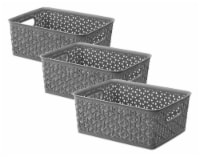 Everyday Living Resin Form Totes - Gray Perspective: Main