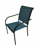 HD Designs Outdoors Orchards Stack Dining Chair - Teal Perspective: Main