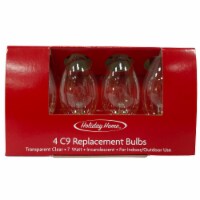 Holiday Home C9 Replacement Bulbs Clear Christmas Decorations Perspective: Main