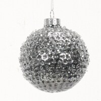 Holiday Home Decorated Christmas Ornament Holiday Décor - Grey