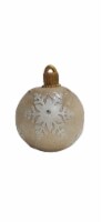 Holiday Home Gold With Snowflake Ornament Perspective: Main