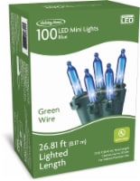 Holiday Home® LED White Wire 100 Mini Lights Christmas Décor - Blue