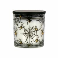 Holiday Home Halloween Jar Candle Spider Web Perspective: Main