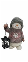 Holiday Home Snowman With Lantern Decor Perspective: Main