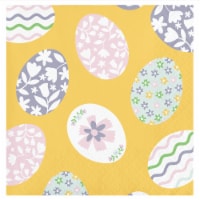 Holiday Home® Easter Eggs Beverage Napkins Perspective: Main