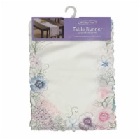 Holiday Home® Summer Floral Cutwork Table Runner Perspective: Main