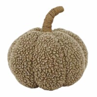 Holiday Home Light Brown Soft Harvest Pumpkin Thanksgiving Fall Decor Perspective: Main