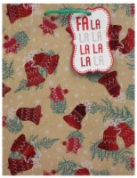 Holiday Home Christmas Gift Bag - Bells and Holly Cub