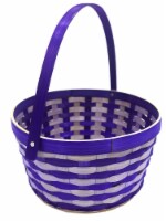 Holiday Home Easter Basket Two Tone Bamboo - Purple Perspective: Main