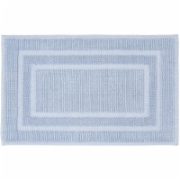 HD Designs Antimicrobial Bath Rug - Blue Perspective: Main