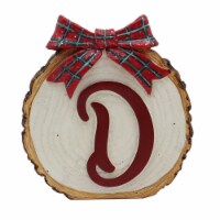 Holiday Home Tree Stump Monogram D Christmas Holiday Décor Perspective: Main