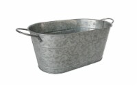 HD Designs Outdoors Summer Galvanized Oval Bucket