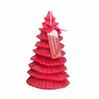 HD Designs Novelty Tree Wax Candle - Red