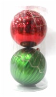 Holiday Home Christmas Shatterproof Ornaments Perspective: Main