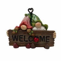 HD Designs Outdoors Gnome Couple Welcome Sign Perspective: Main