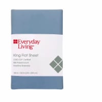 Everyday Living® King Flat Sheet Cotton/Polyester T200 Open Air Perspective: Main