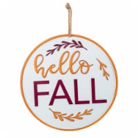 Holiday Home Hello Fall Hanging Decor Perspective: Main