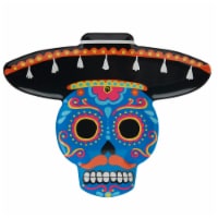 Holiday Home Day of the Dead Melamine Figural Platter Perspective: Main