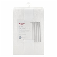 Everyday Living Alexis Single Window Panel - White Perspective: Main